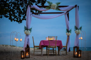 Romantic Dinner, Wedding Dominican Republic